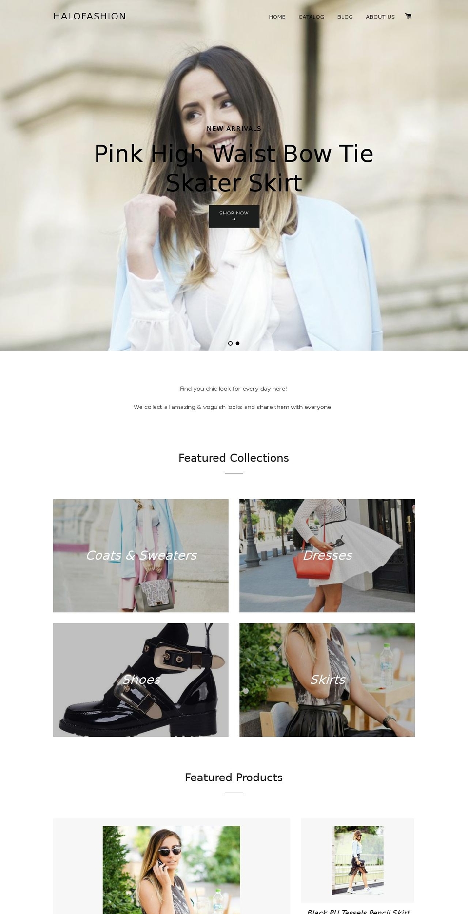 halofashion.us shopify website screenshot