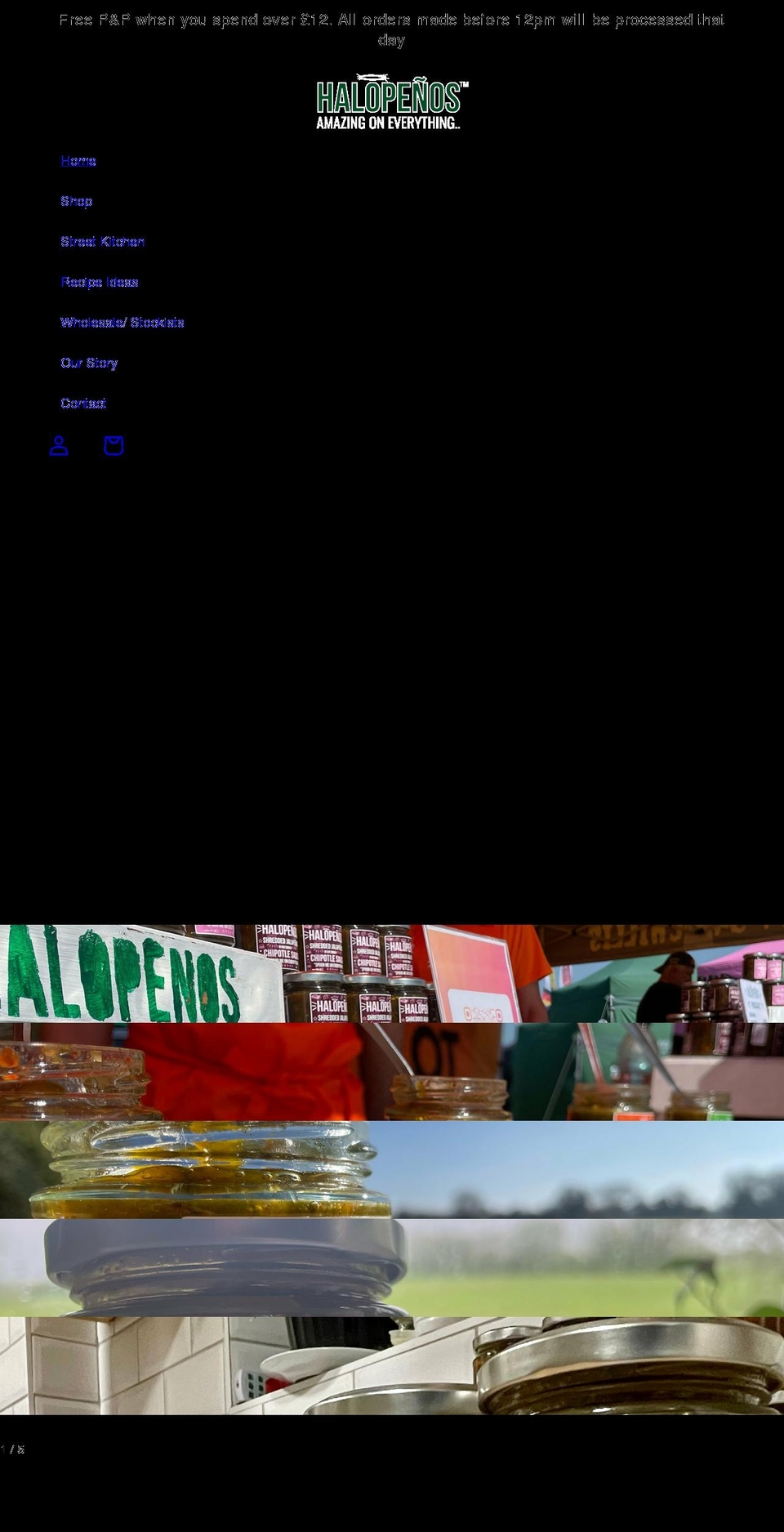 halopenos.com shopify website screenshot