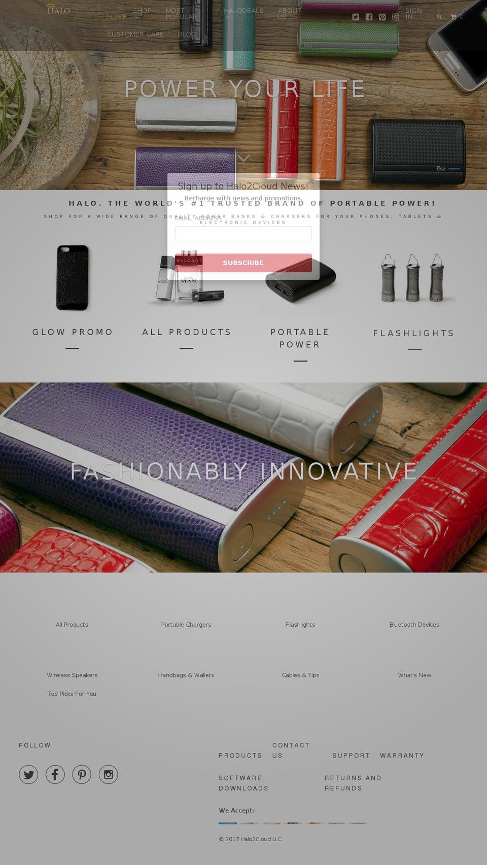 halopro2cloud.com shopify website screenshot