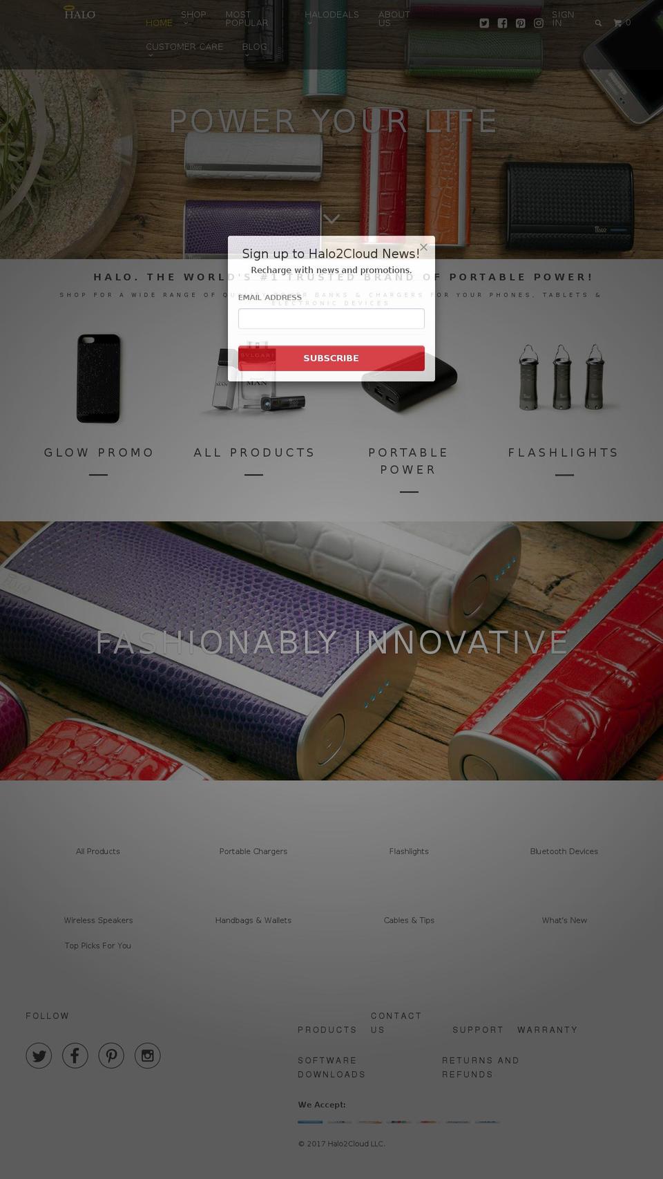 halosmartphone.com shopify website screenshot