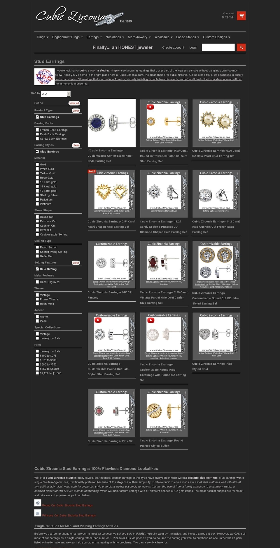 Back to Black (9\/24\/15) Copy of React (Amir Jan) 2 Shopify theme site example halostudearrings.com