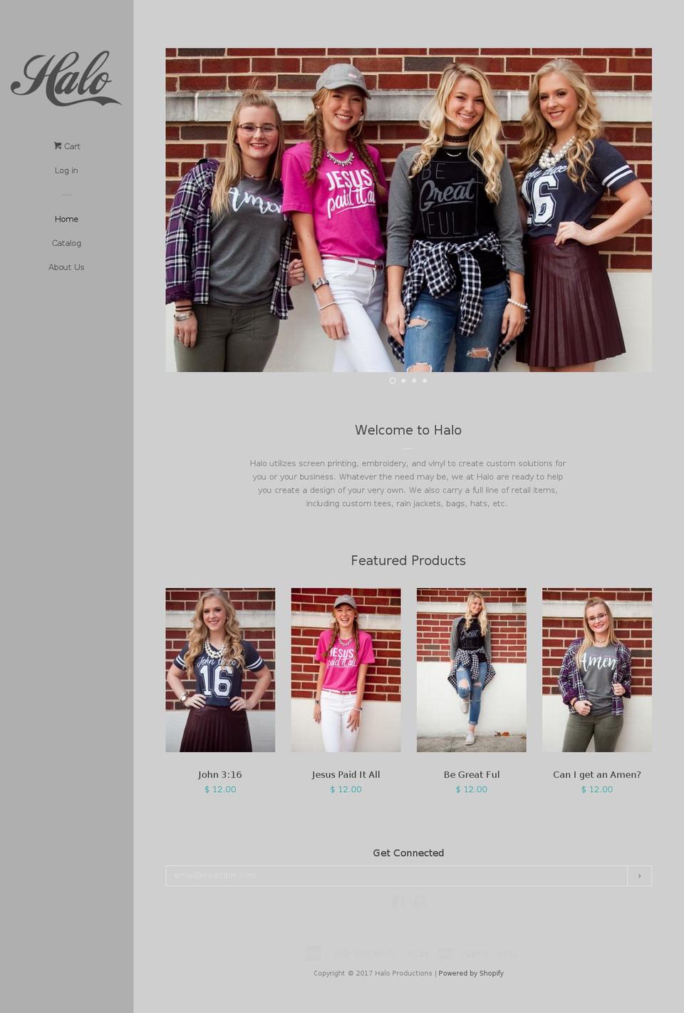halotn.com shopify website screenshot