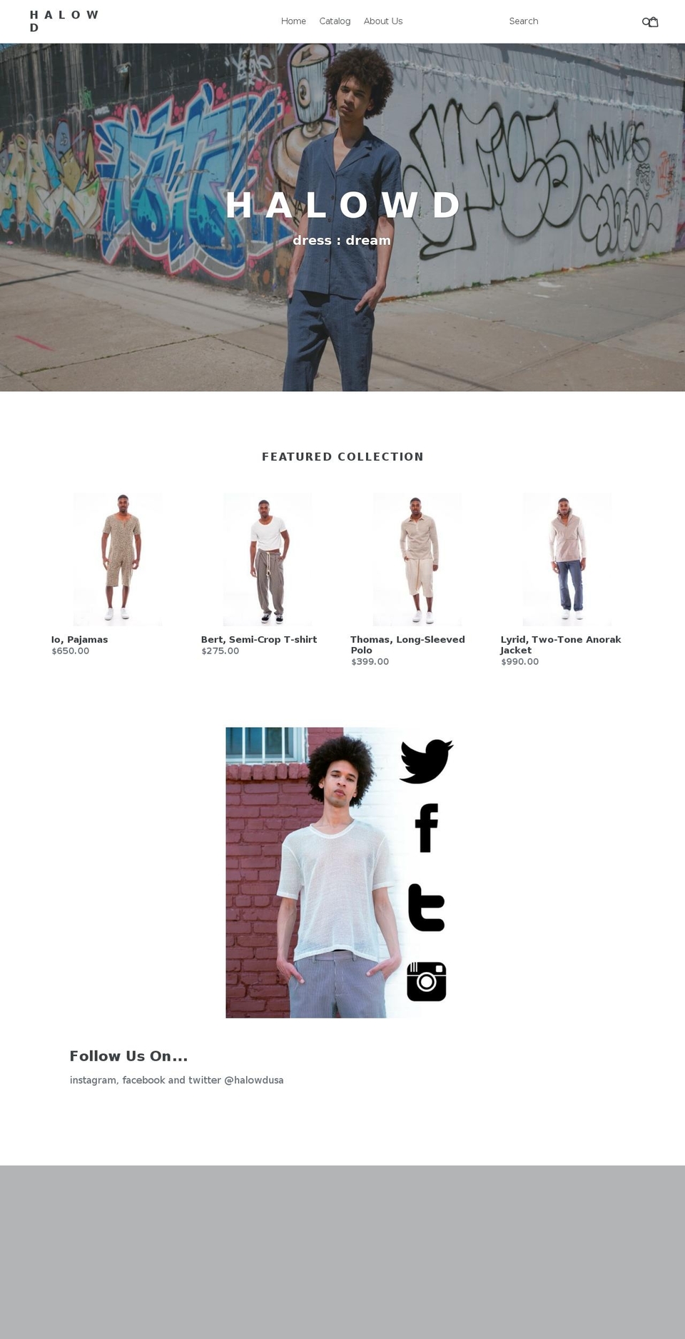 halowd.com — Shopify storefront screenshot