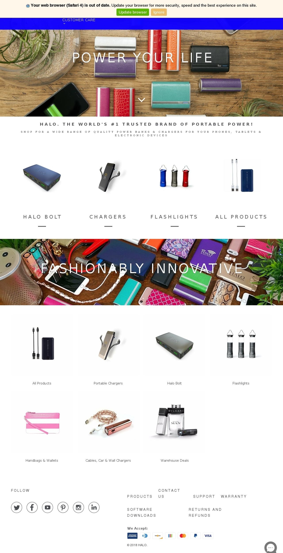 haloyahoo.com — Shopify storefront screenshot