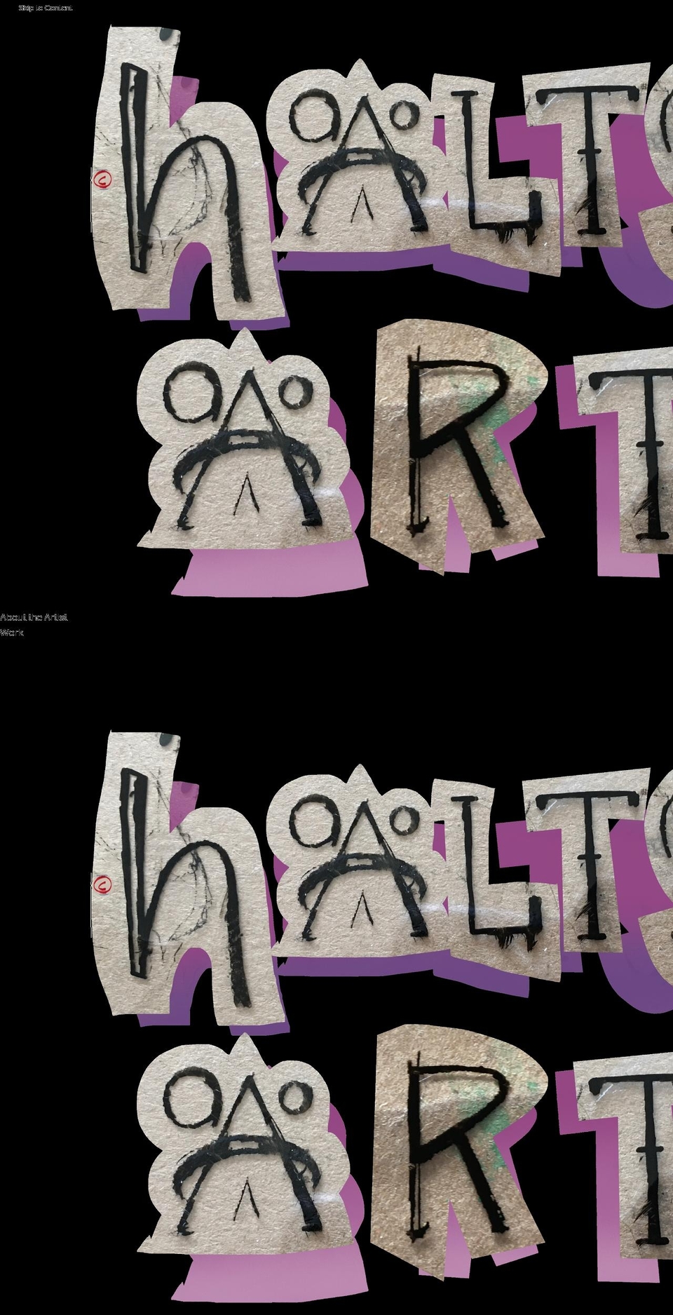 haltsart.com — Shopify storefront screenshot