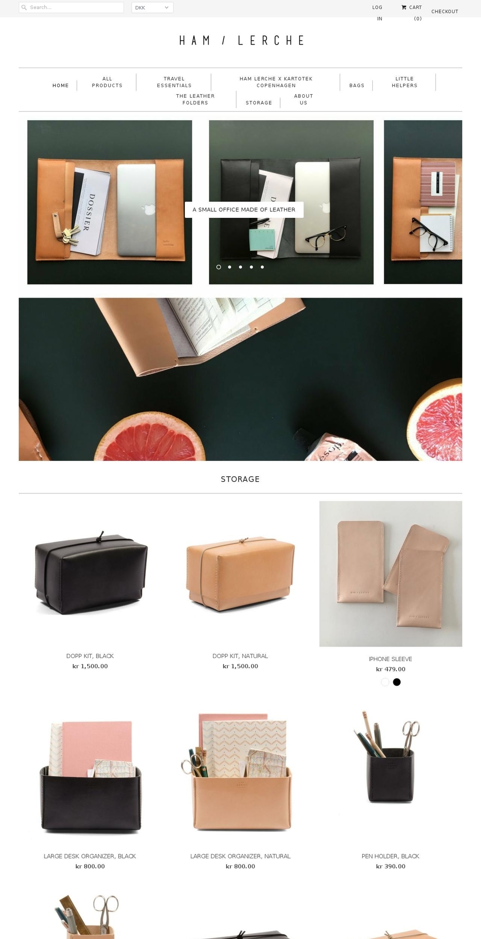 ham-lerche.com — Shopify storefront screenshot