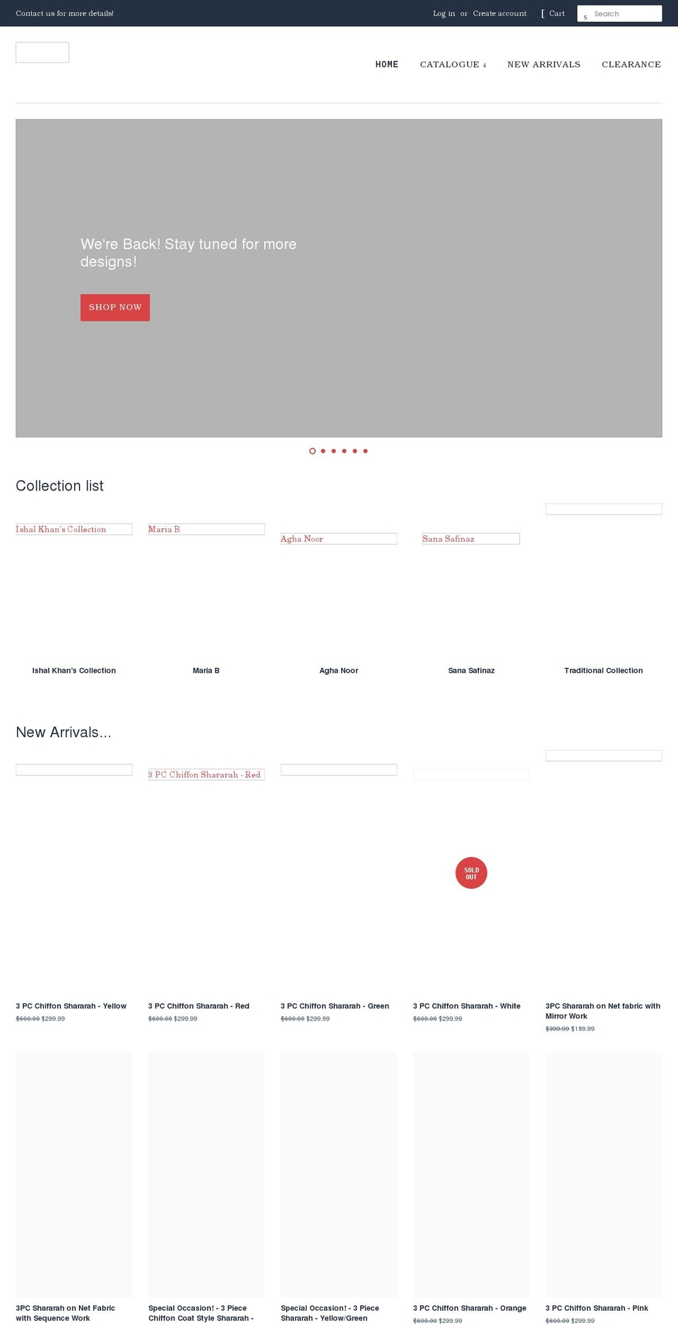 hamarastyle.com shopify website screenshot