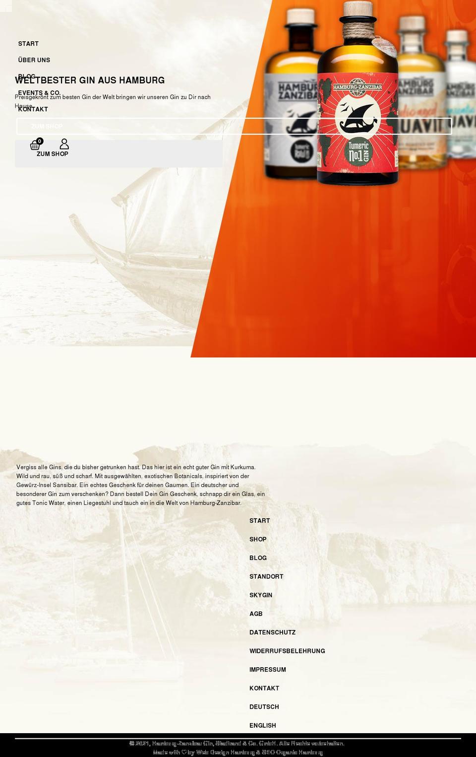 Custom theme v Shopify theme site example hamburg-zanzibar.de