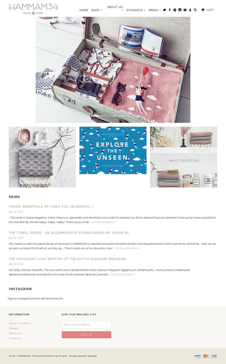 hammam34.com shopify website screenshot