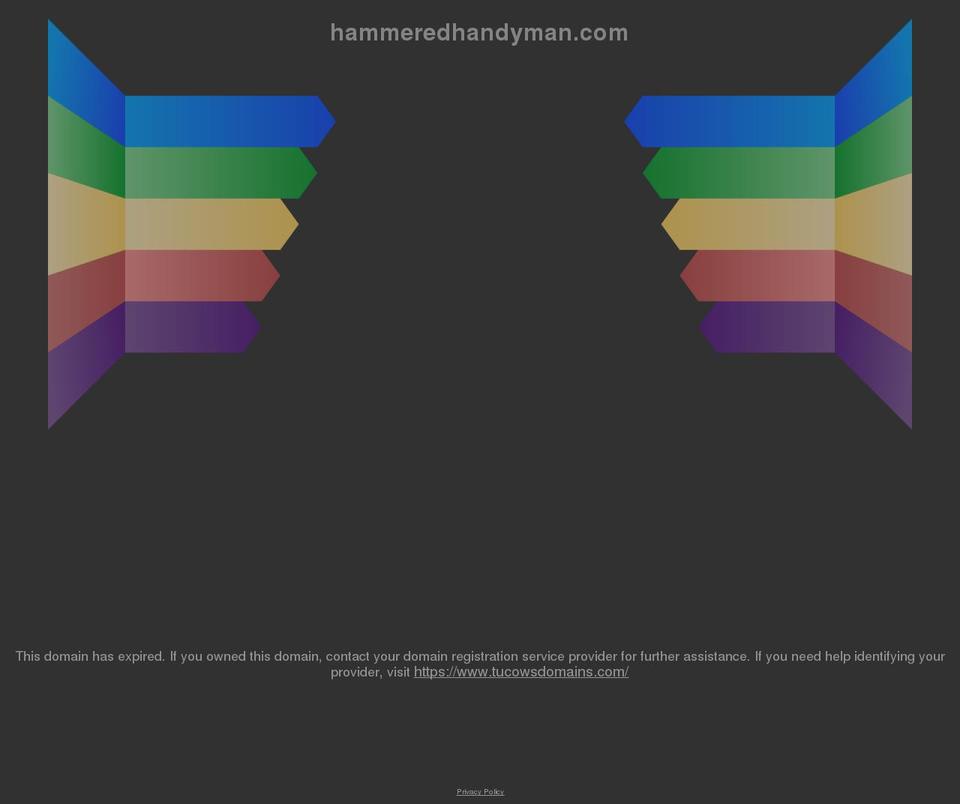 hammeredhandyman.com shopify website screenshot