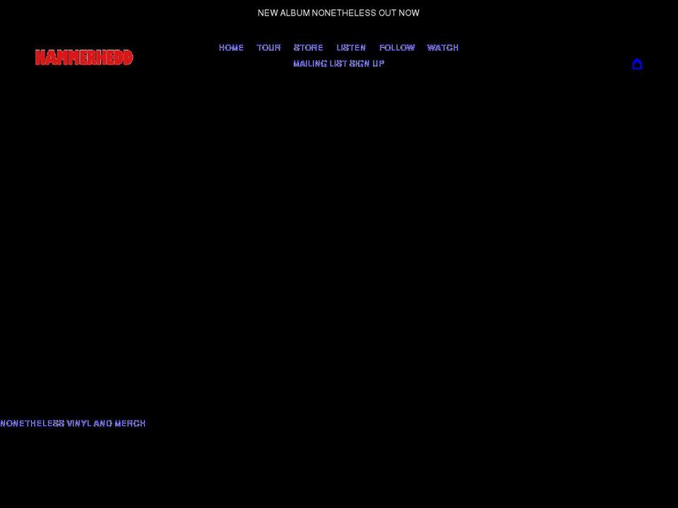 hammerheddmerch.myshopify.com shopify website screenshot