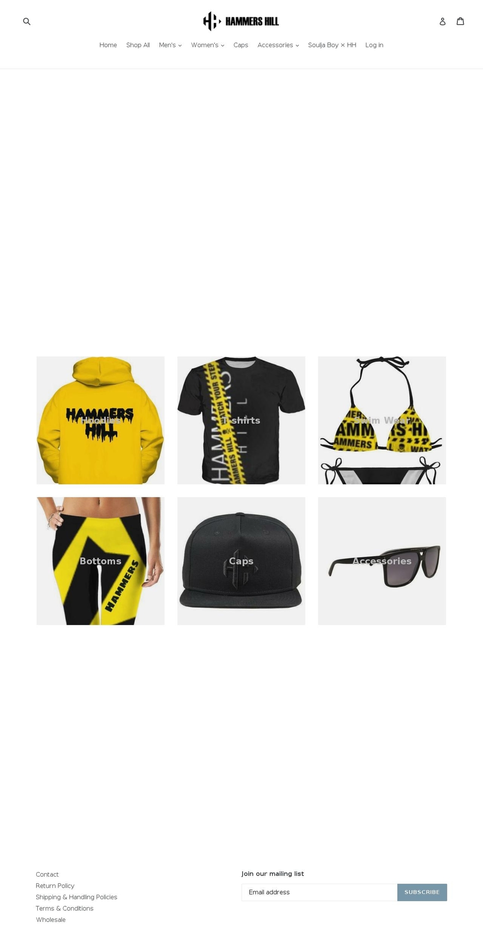 hammershill.com shopify website screenshot