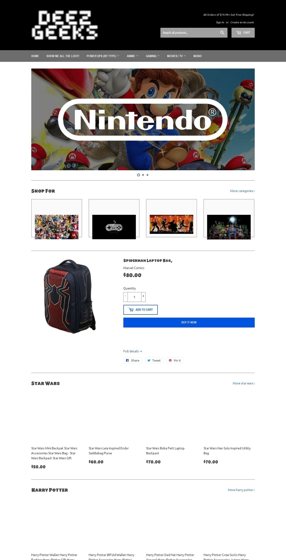 hamsterish.com — Shopify storefront screenshot