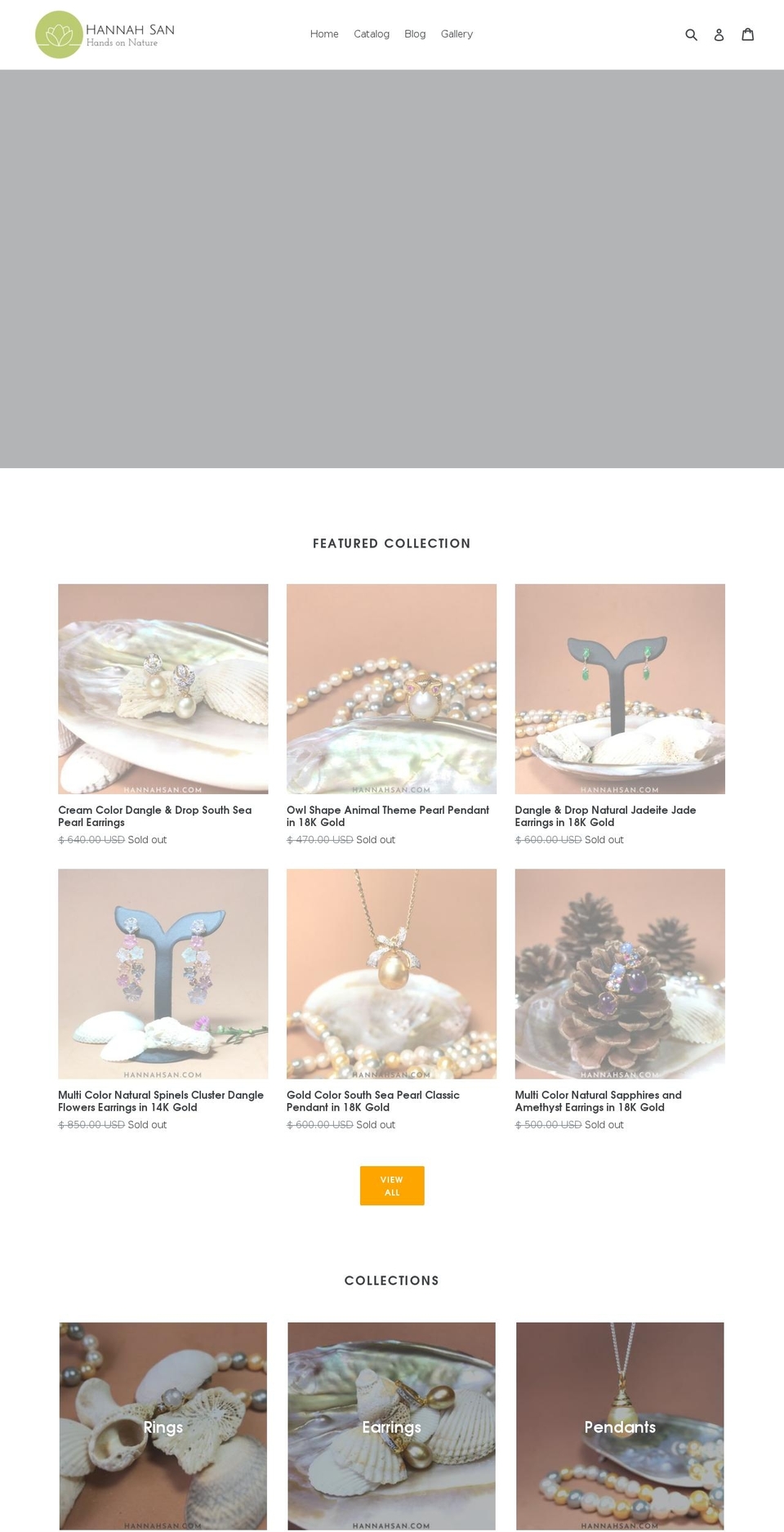 hanalotus.com shopify website screenshot