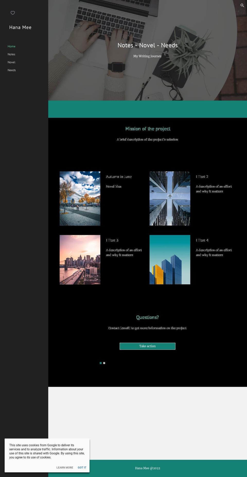 hanamee.com — Shopify storefront screenshot