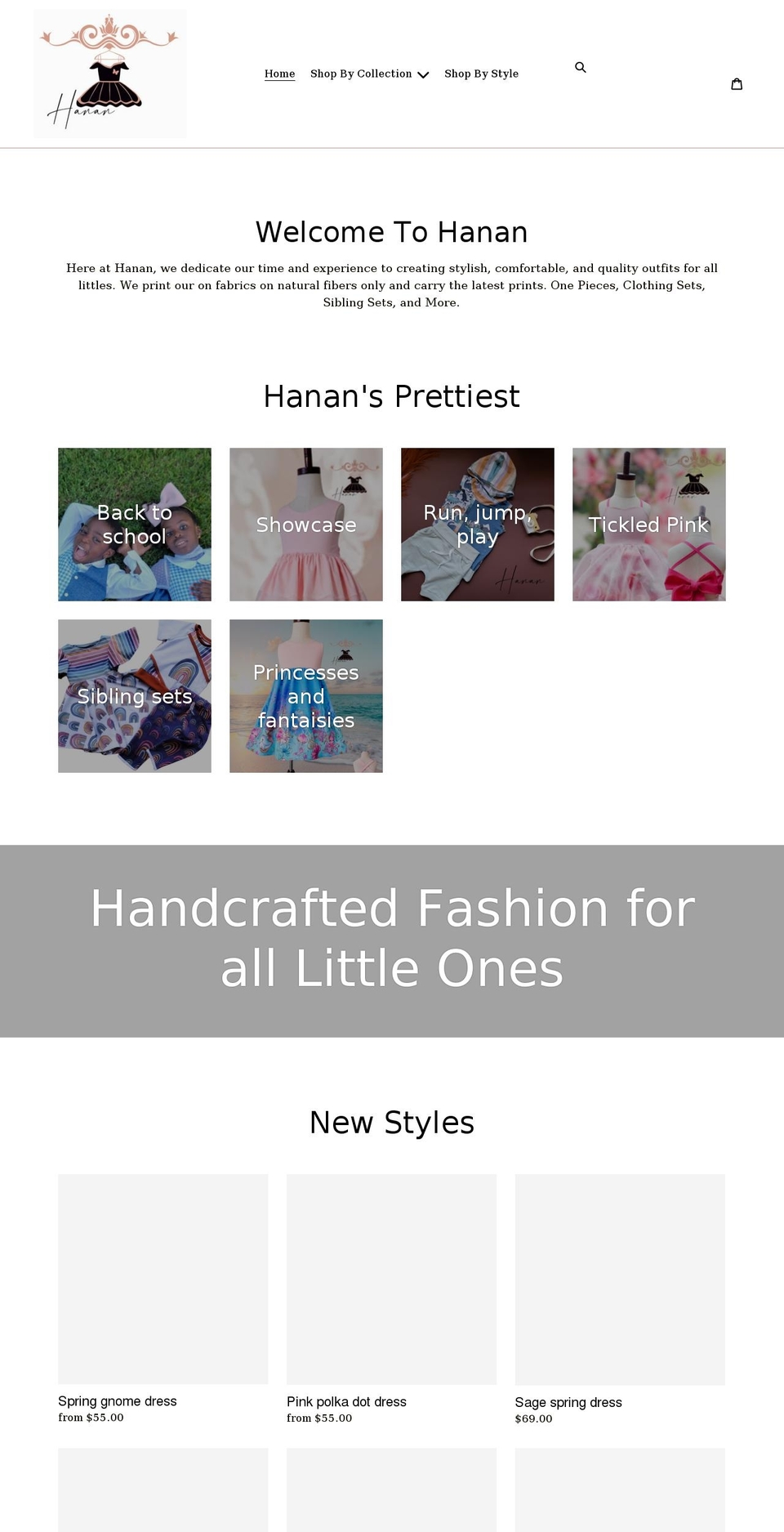 CC's Shopify theme site example hananpretties.com