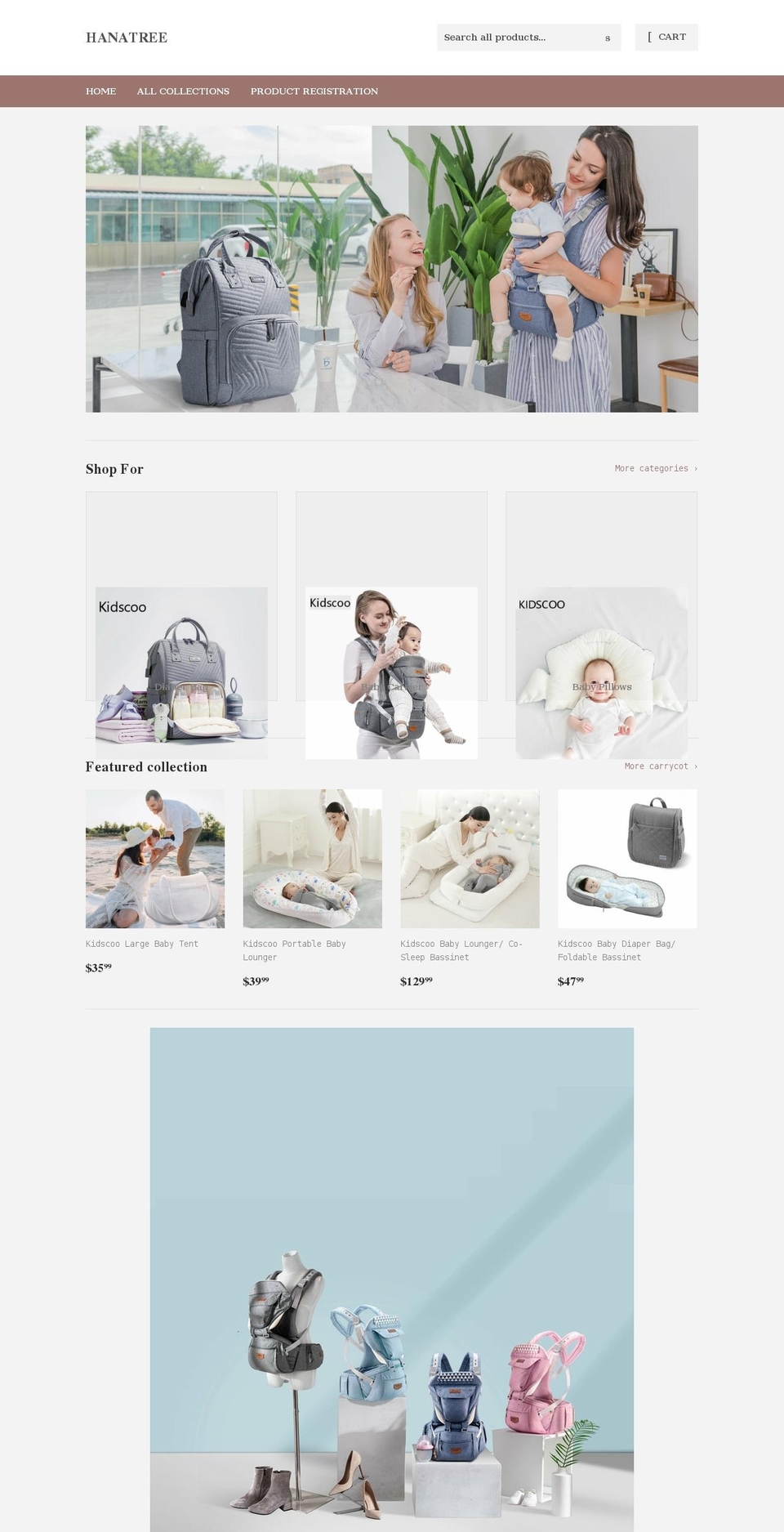 hanatree.com shopify website screenshot
