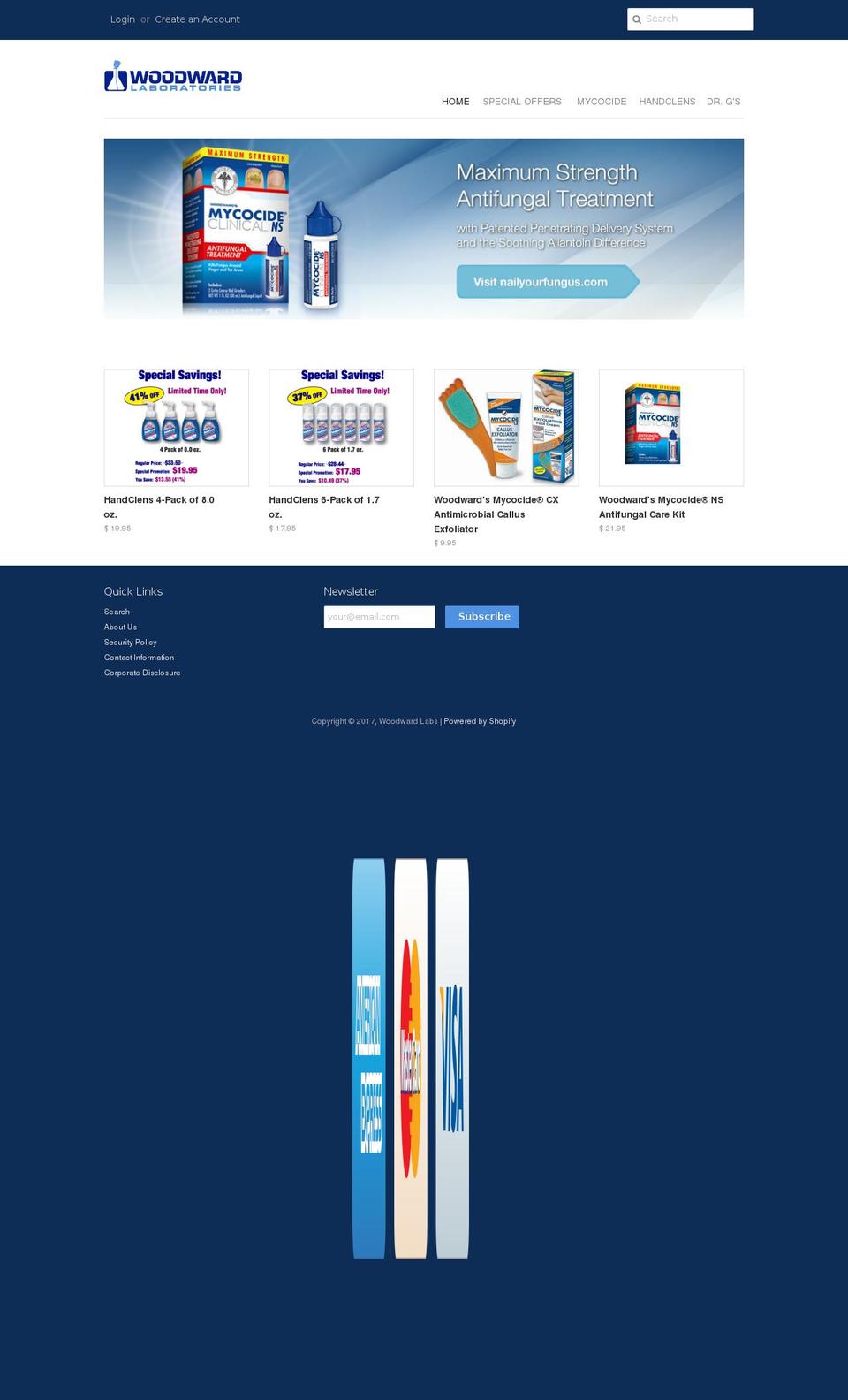 hand-clens.com shopify website screenshot