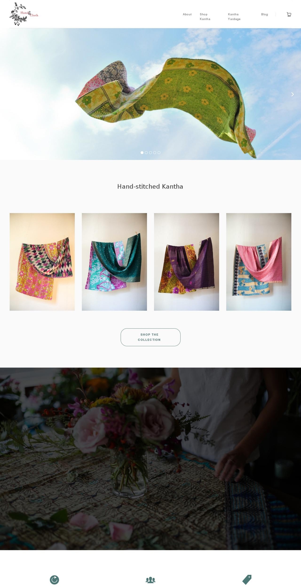 handandcloth.mobi shopify website screenshot