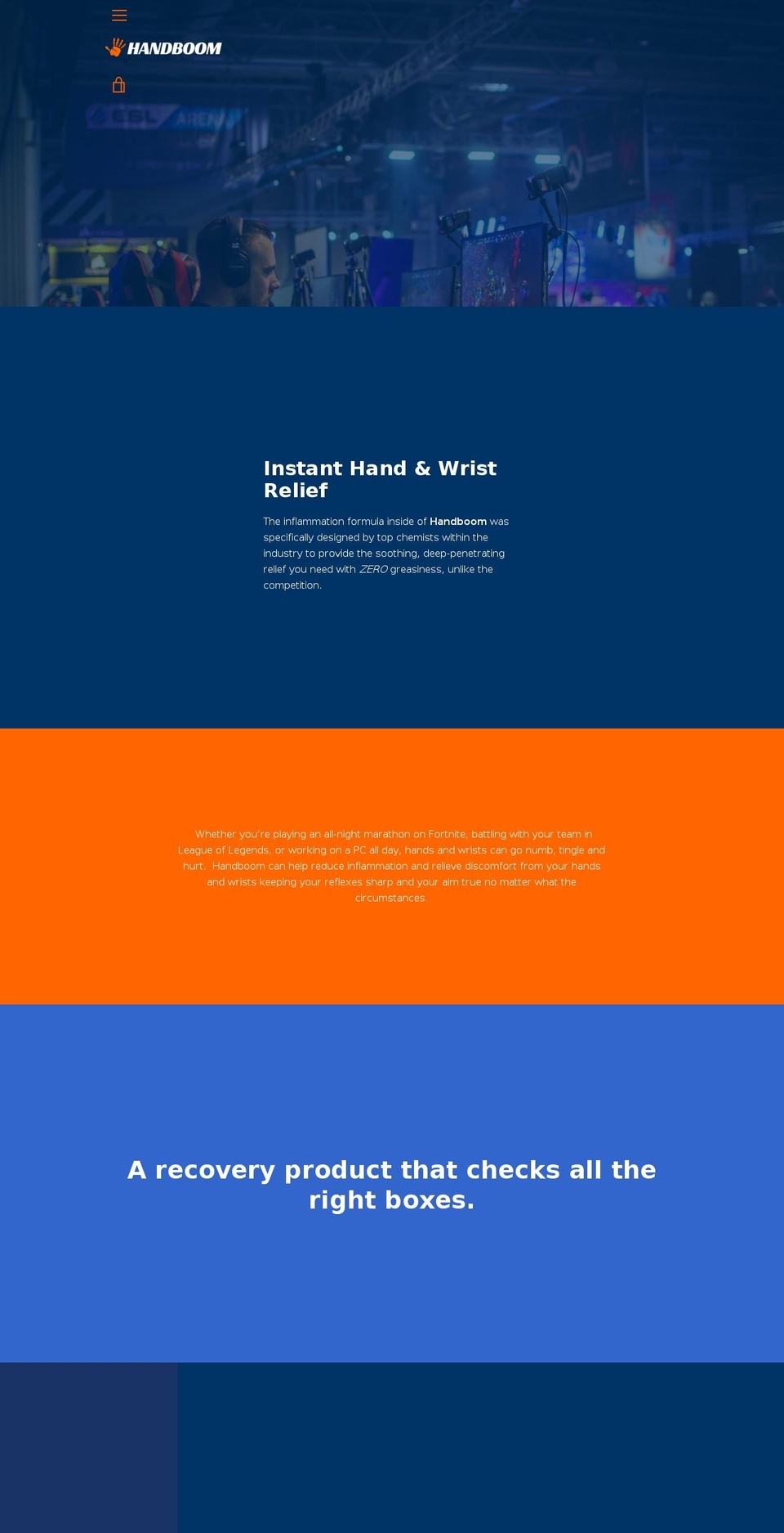handboom.com — Shopify storefront screenshot