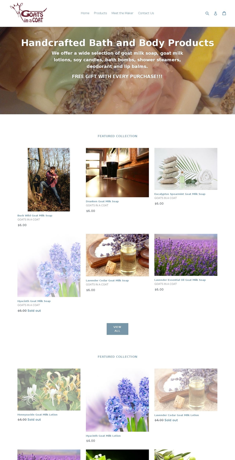 handcraftedinthehudsonvalley.com — Shopify storefront screenshot