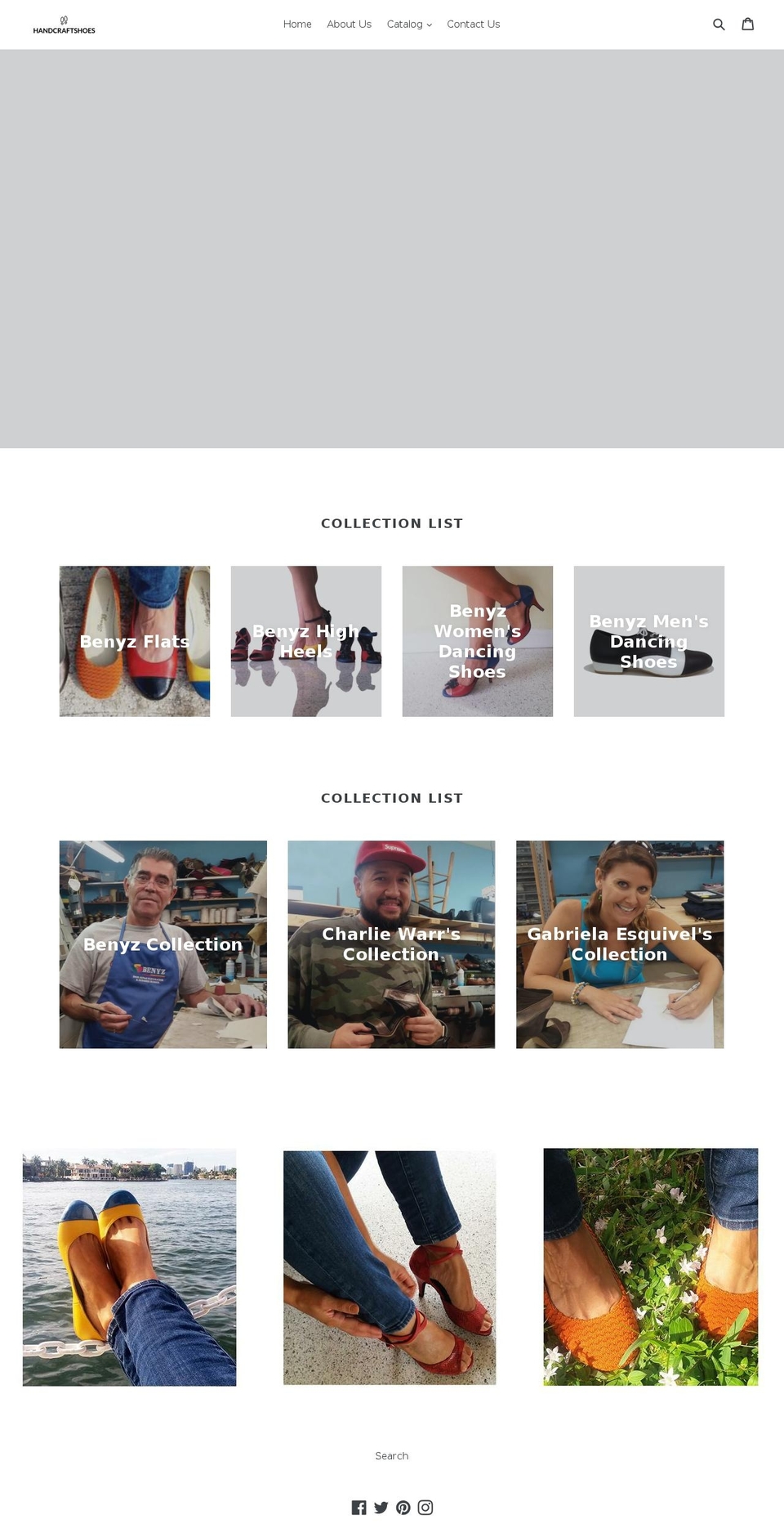 handcraftshoes.com shopify website screenshot