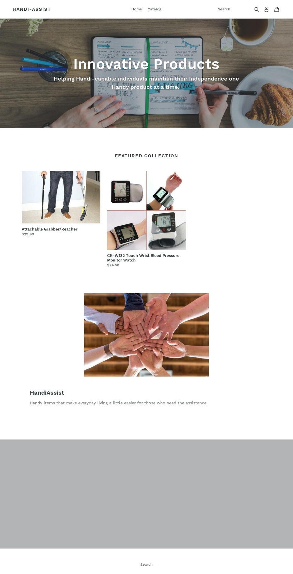 handiassist.com — Shopify storefront screenshot