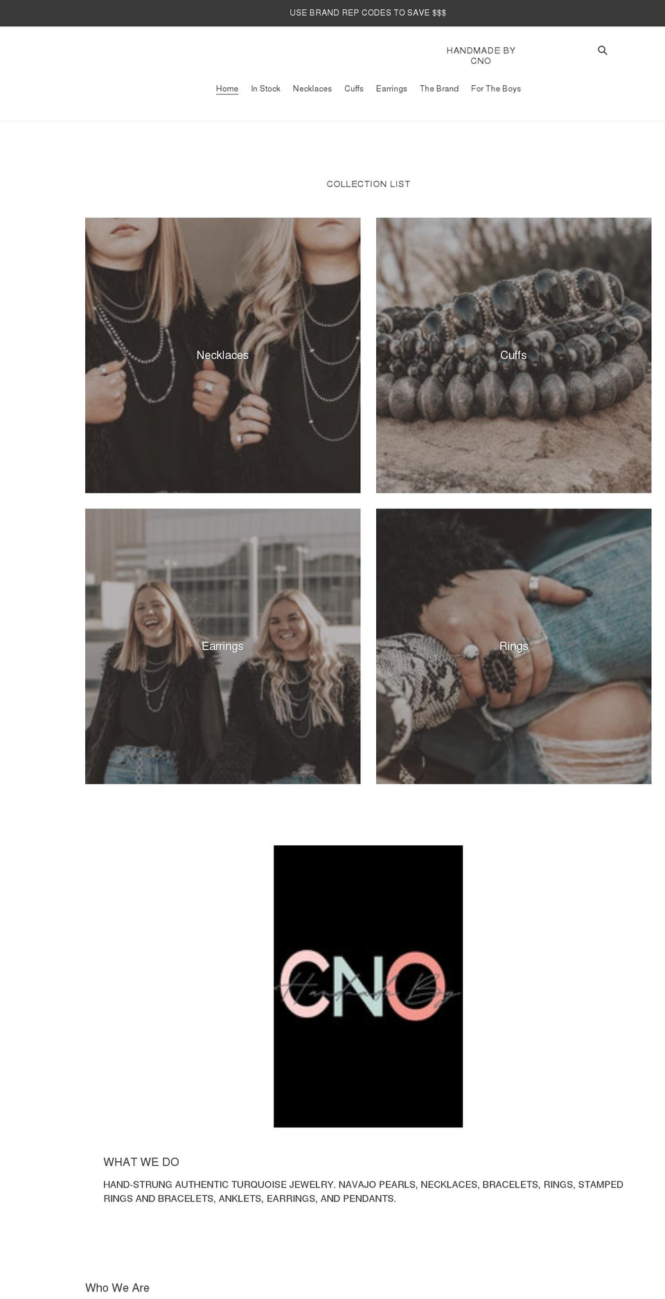 handmadebycno.com shopify website screenshot