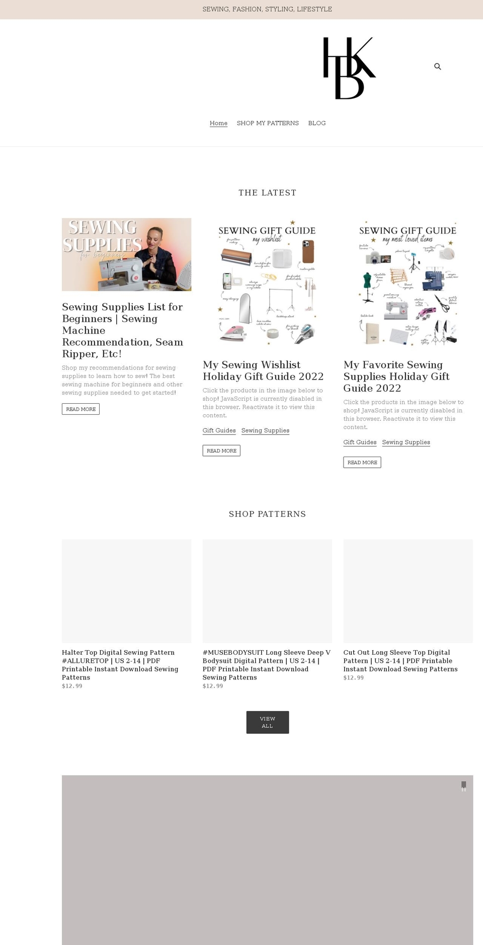 handmadebykarly.com shopify website screenshot