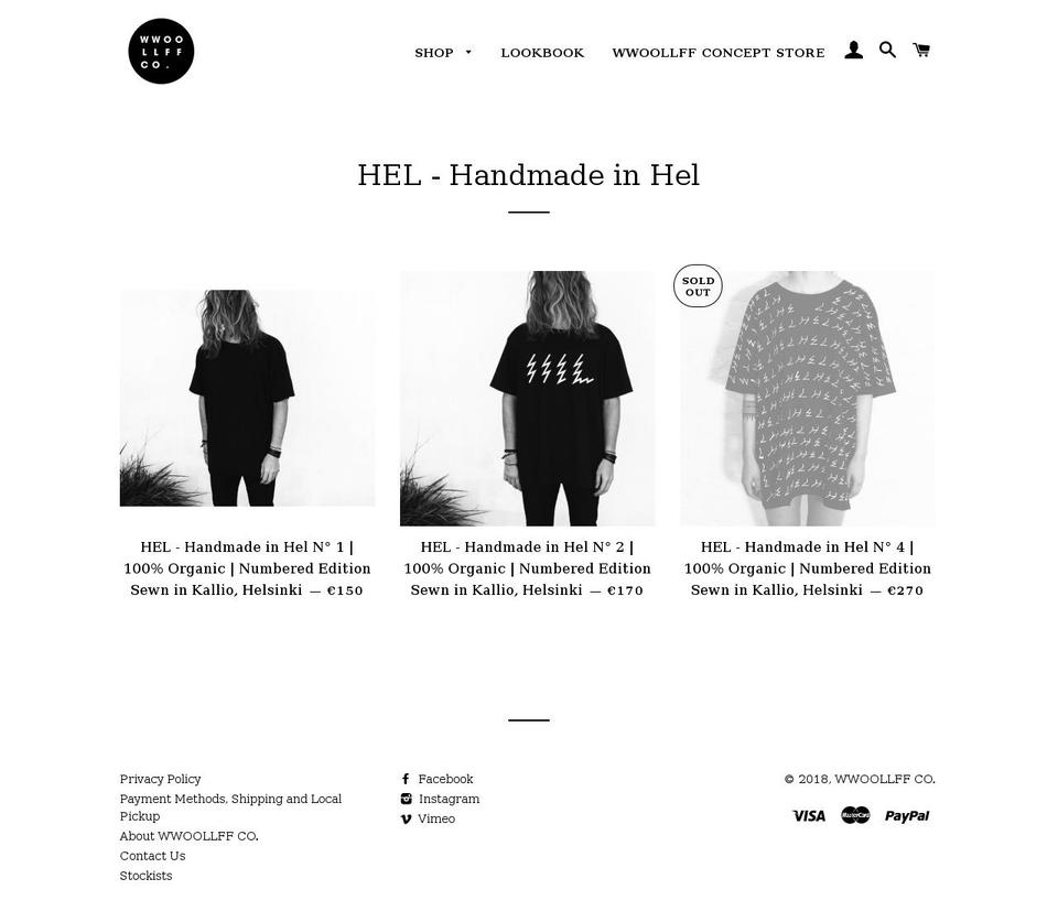 handmadeinhel.com — Shopify storefront screenshot