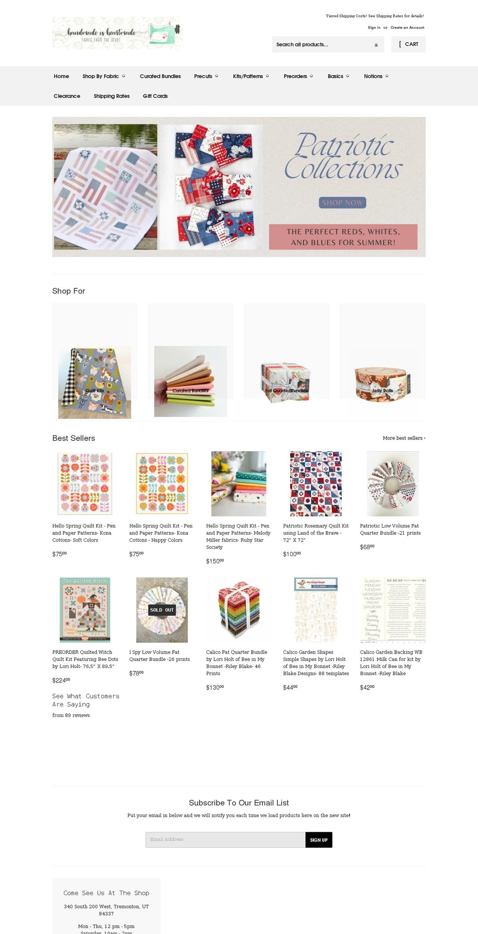 handmadeisheartmade.com shopify website screenshot