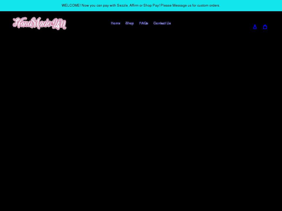 handmadej4u.com shopify website screenshot
