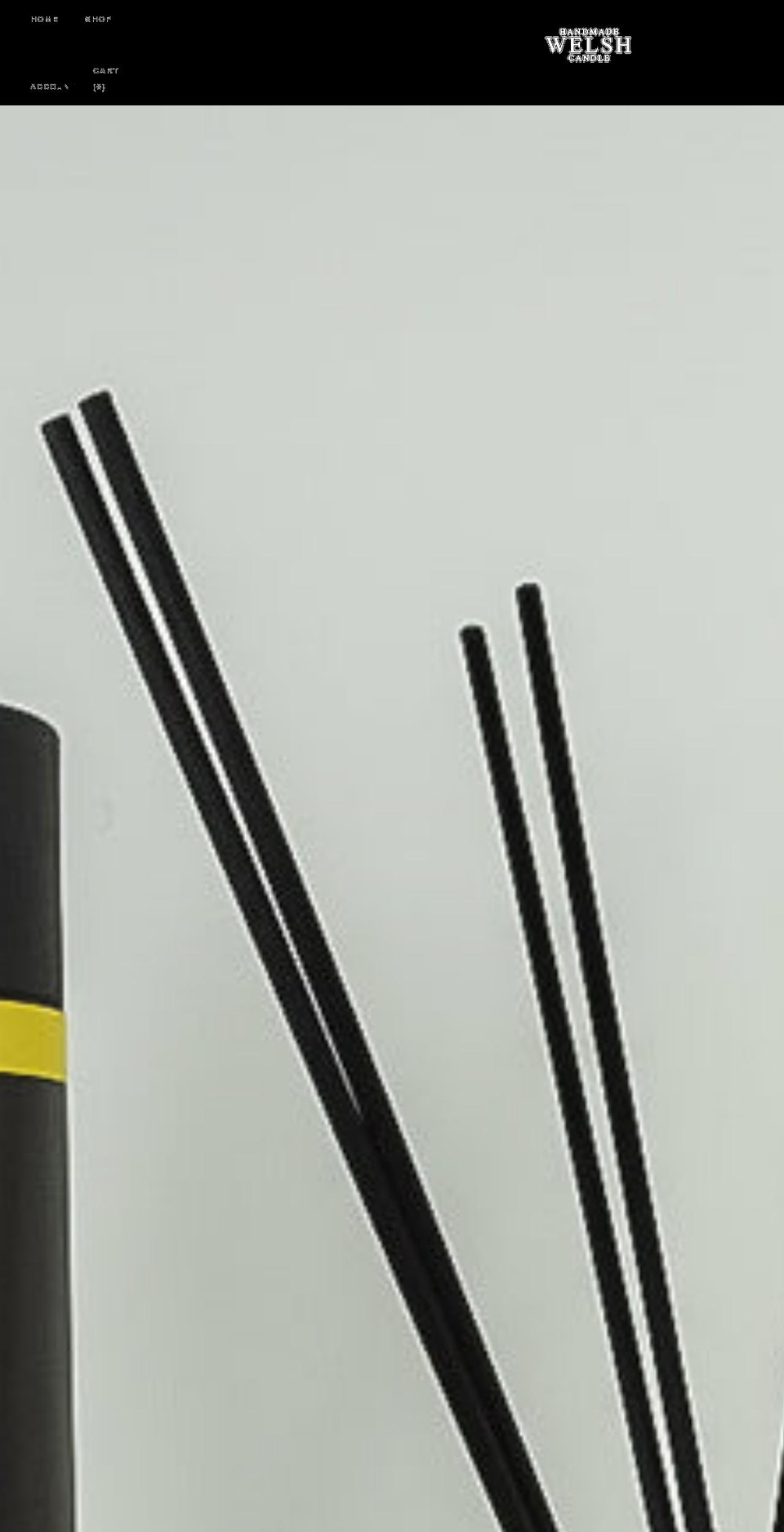 handmadewelshcandle.co.uk shopify website screenshot