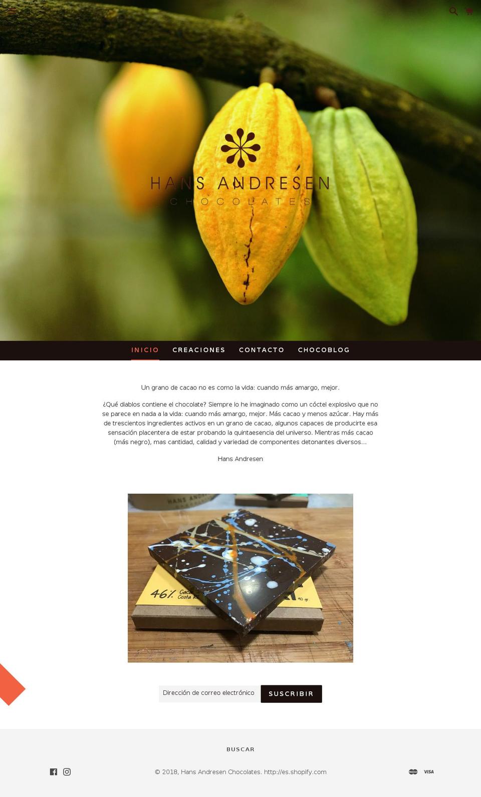 handresen.com — Shopify storefront screenshot