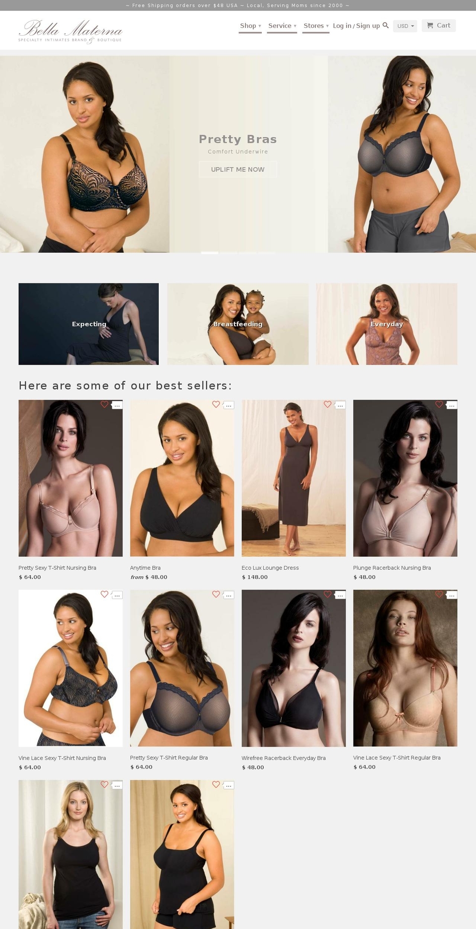handsfreepumpcami.com — Shopify storefront screenshot