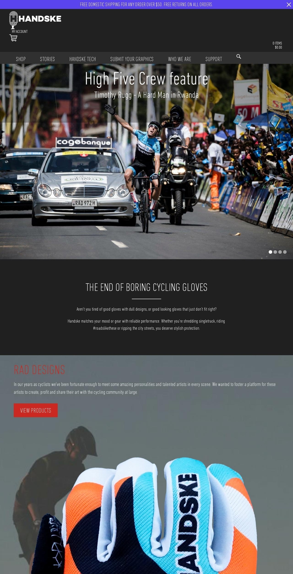 handske Shopify theme site example handske.com