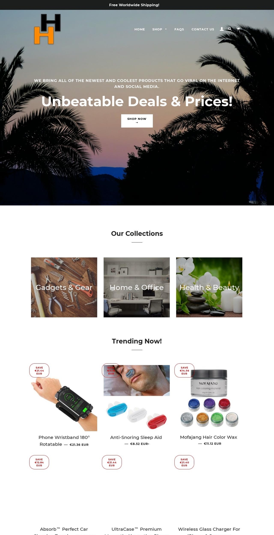 handyhaven.com — Shopify storefront screenshot