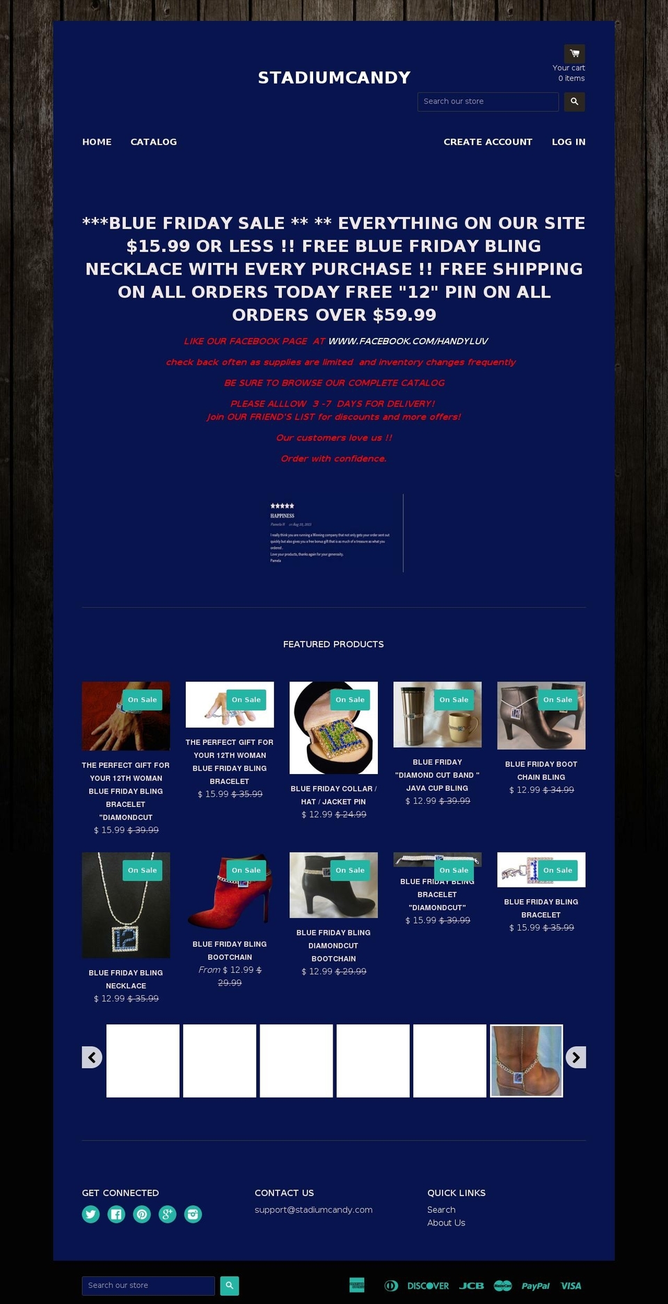 handyluv.com shopify website screenshot