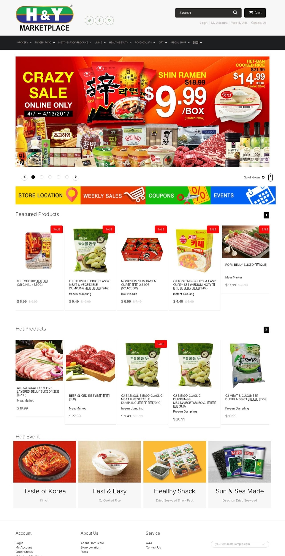 handymarketplace.com shopify website screenshot
