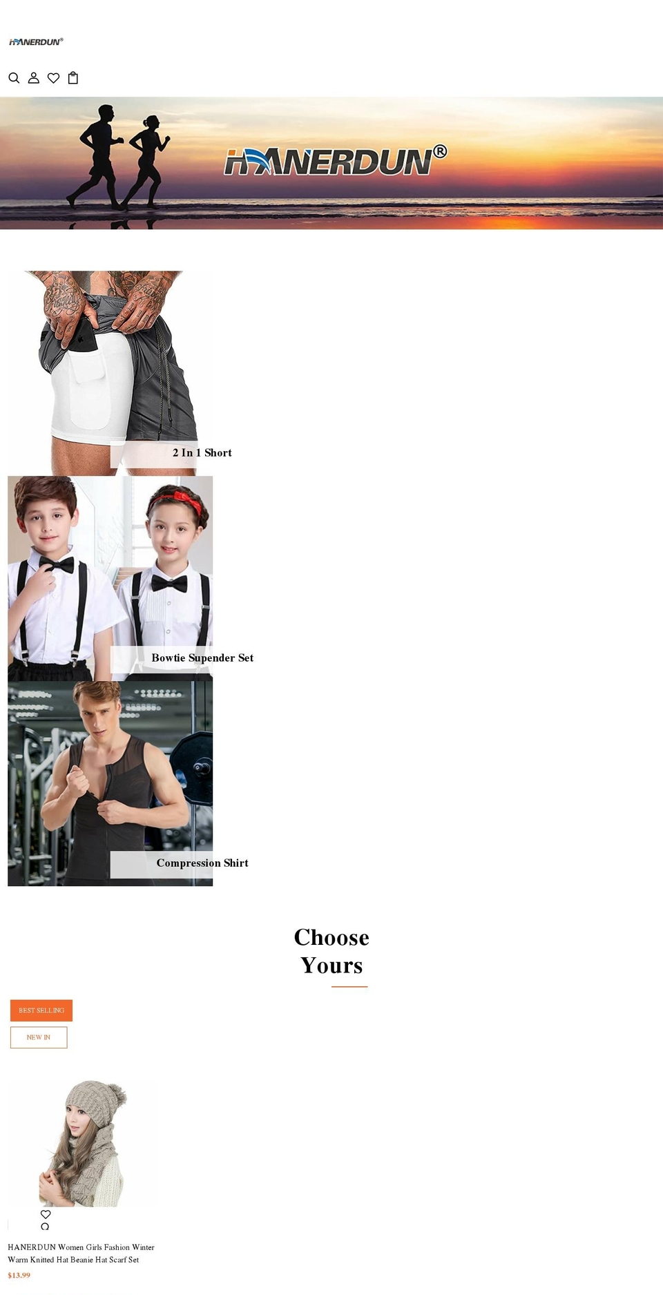 hanerdunlife.com shopify website screenshot