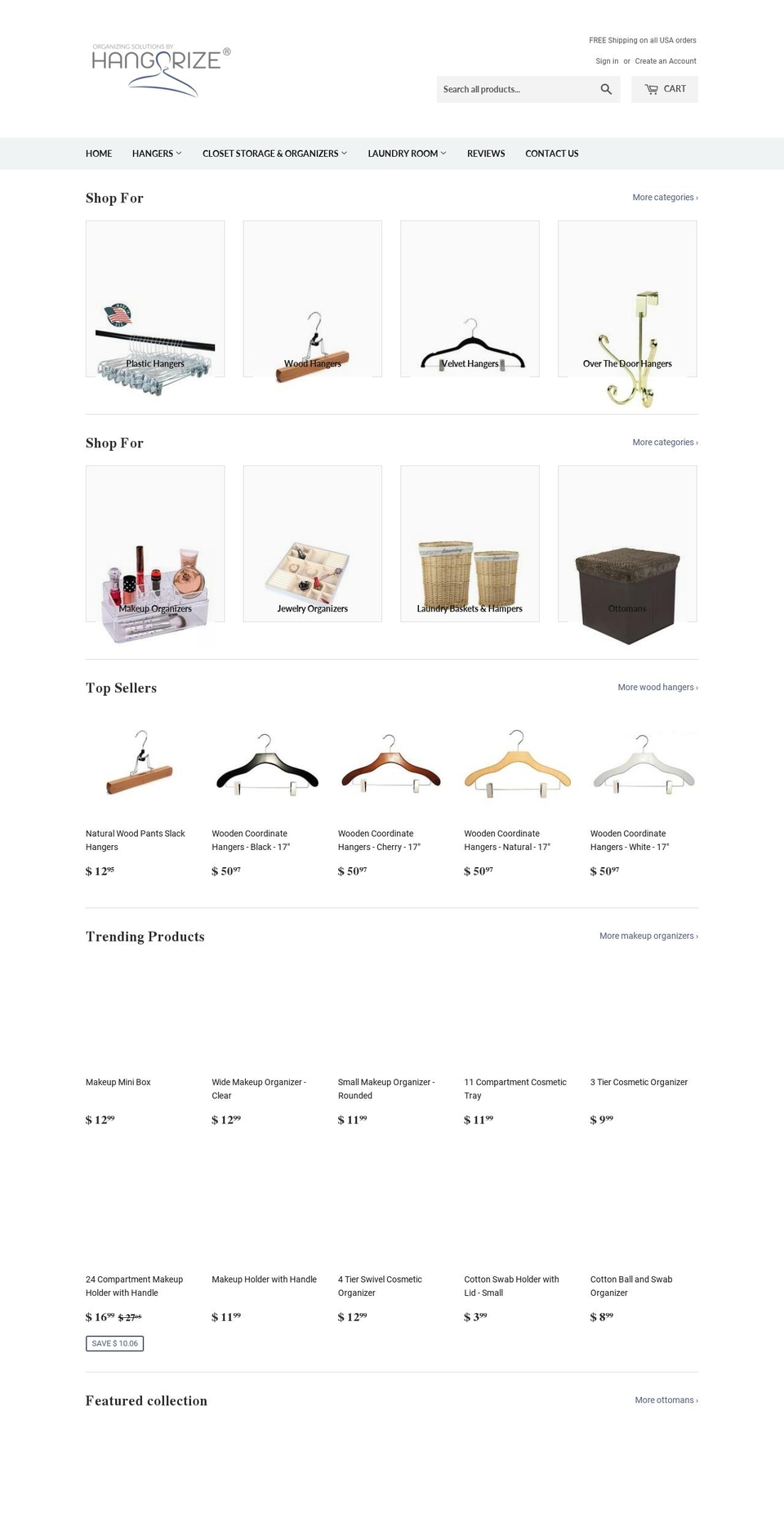 theme-supply-06aug2018 Shopify theme site example hangernice.com