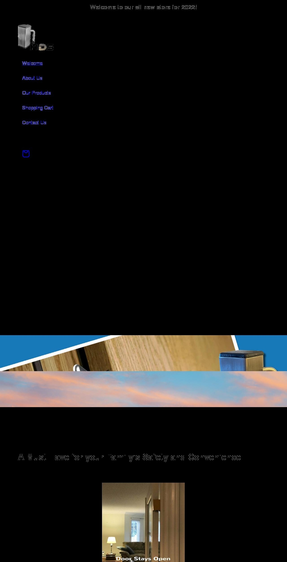 hangingdoorstop.com shopify website screenshot