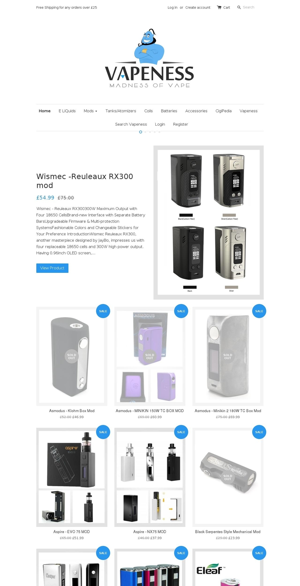 hangsenstore.com shopify website screenshot