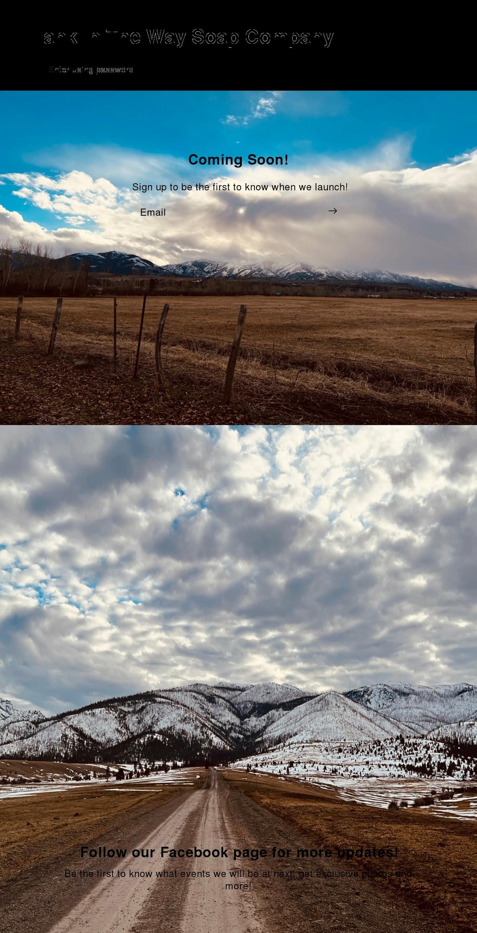 hankinthewaysoapcompany.com shopify website screenshot