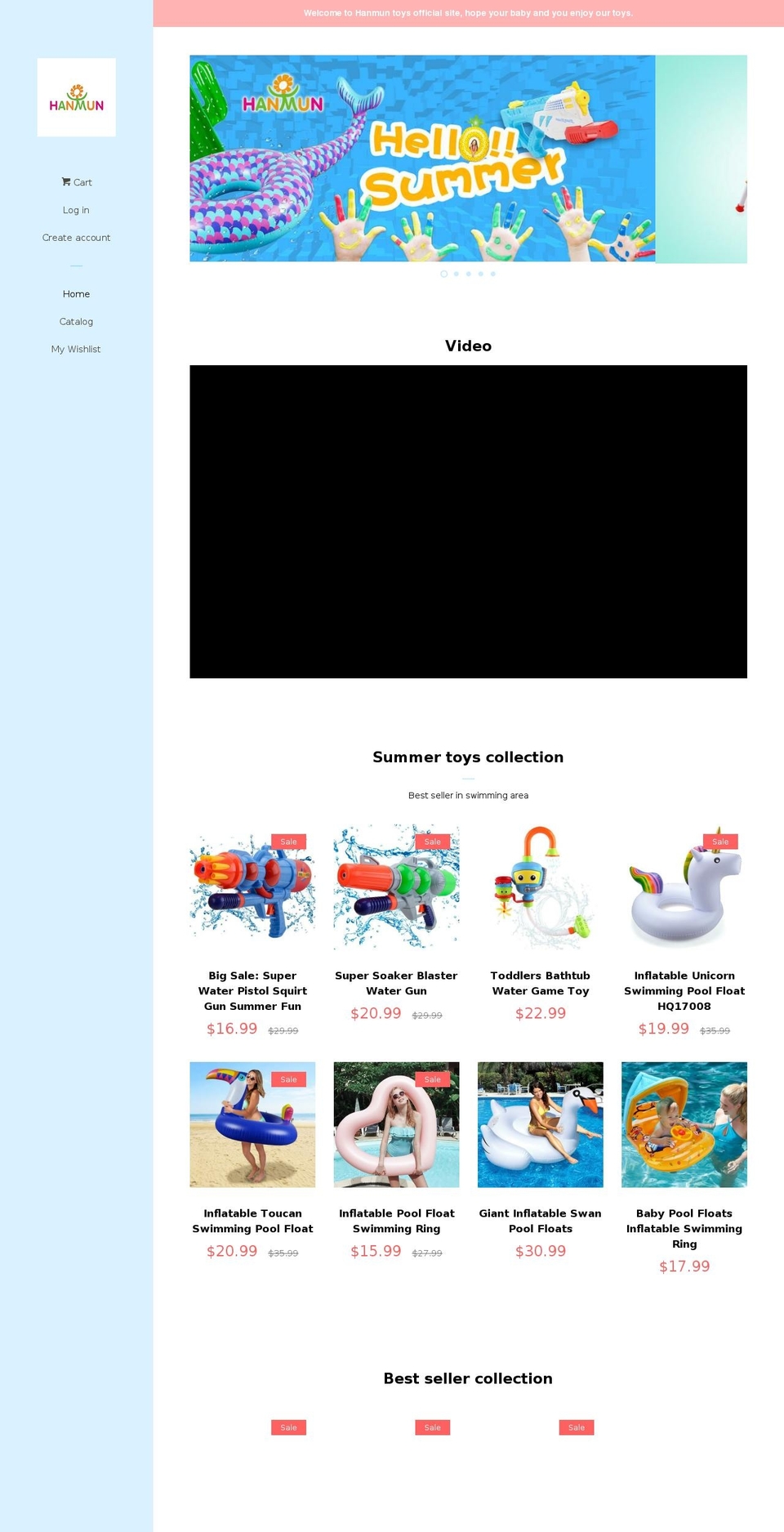hanmuntoys.com — Shopify storefront screenshot