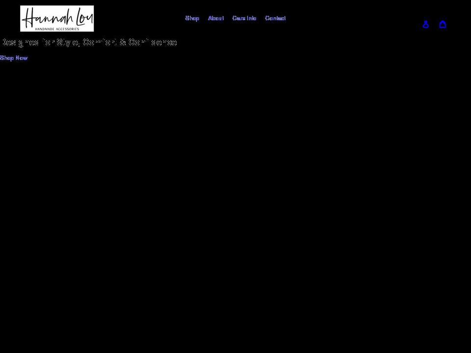 hannah-lou.co.uk shopify website screenshot
