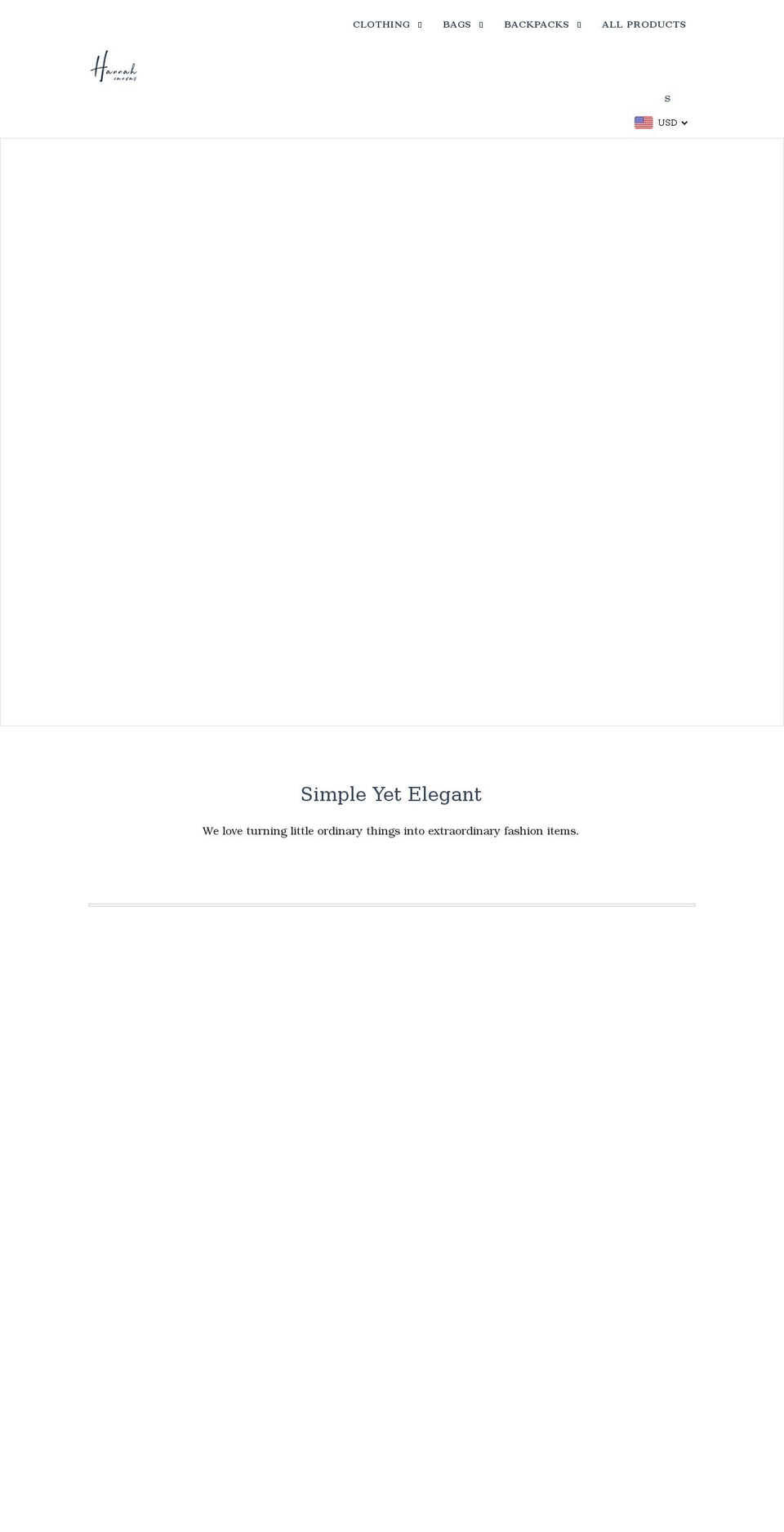 hannahcanvas.com shopify website screenshot