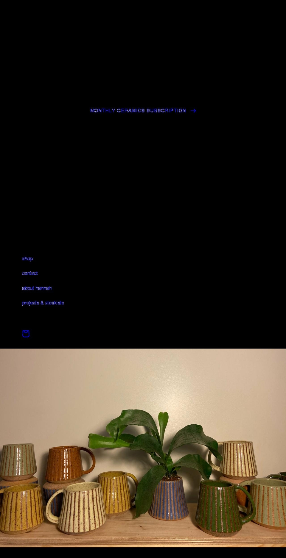 hannahhodge.com shopify website screenshot