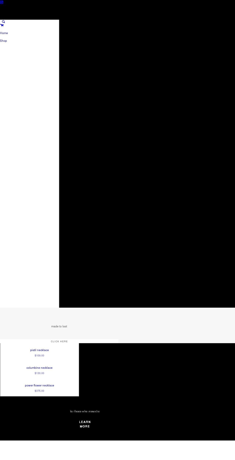 hannahpeoples.com shopify website screenshot
