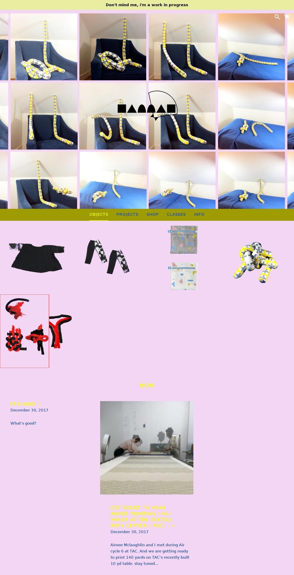 hannahschultz.com shopify website screenshot